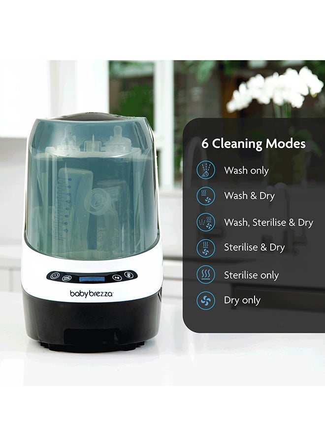 Baby Brezza - Bottle Washer Pro - Baby Bottle Washer, Sterilizer + Dryer - All in One Machine Cleans Bottles, Pump Parts, & Sippy Cups - Replaces Hand Washing, Bottle Brushes and Drying Racks - Image 1