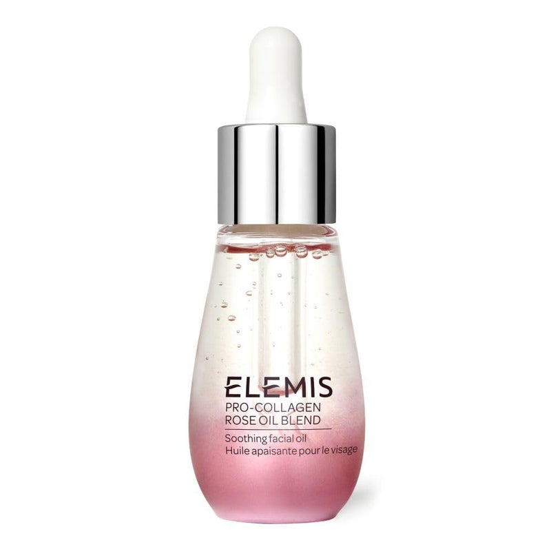 ELEMIS Pro-Collagen Rose Facial Oil Blend | Lightweight Daily Facial Oil Soothes, Nourishes, and Smoothes Skin for a Radiant, Fresh Complexion | 15 mL - Image 1
