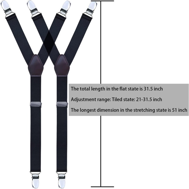 Kedofe Mens Shirt Stays Military Adjustable Elastic Garter Straps Sock Non-slip Clamps - Image 2