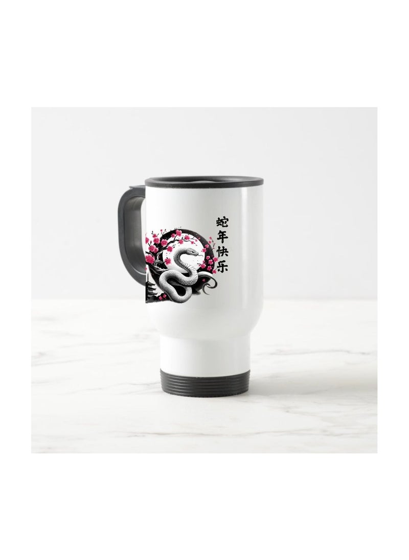 Generic - China Travel Mug–Insulated Stainless Steel Coffee Mug For Hot&Cold Drinks,Perfect For Commuting,Road Trips And Celebrate With Style–Leak-Proof Travel Mug - Image 1