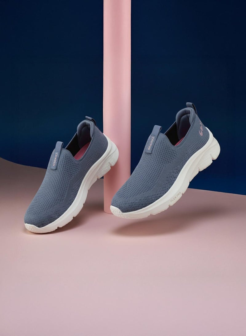 CAMPUS Women's Blue Slip On Walking Shoes - Lightweight Shoes, Elegant Design for Minimal Look - Image 2