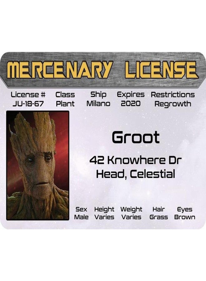Signs 4 Fun Parody ID | Groot Driver’s License | Fake ID Novelty Card | Collectible Trading Card Driver’s License | Novelty Gift for Holidays | Made in The USA White - Image 1