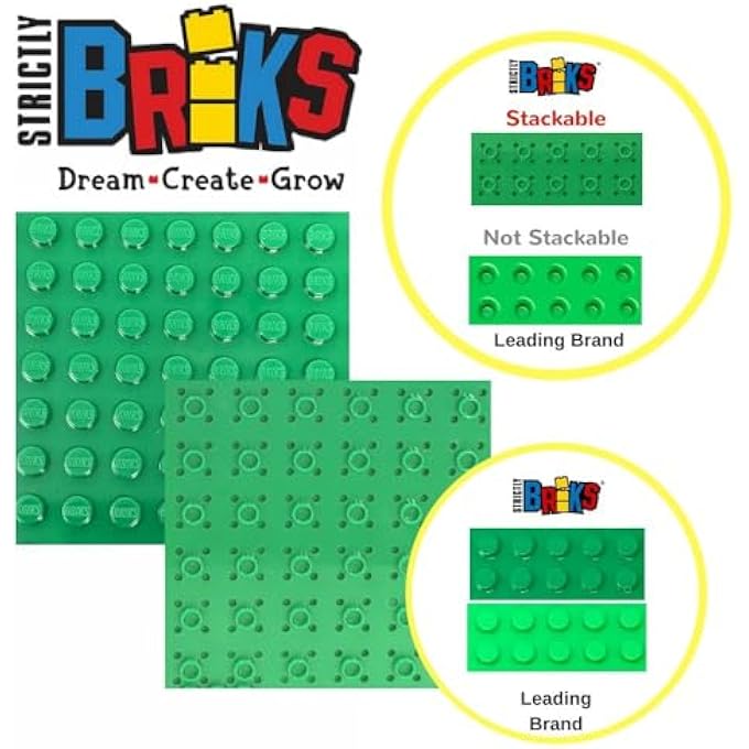 Strictly Briks BUILDING BRICKS FOR TOWERS AND MORE (RED) - Image 3