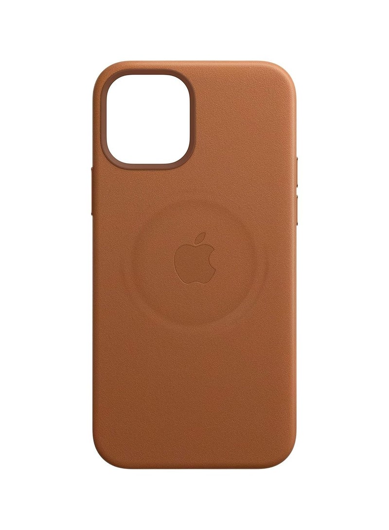 CATANES iPhone 15 Pro Leather Case Compatible with Magsafe Anti-Scratch Leather Case Shockproof Drop Proof Protective Slim Case Brown - Image 2