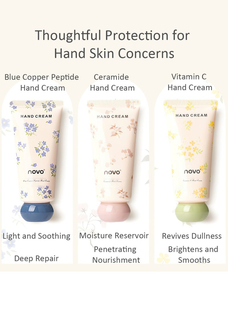 كريم اليدين بالسيراميد، كريم اليدين الطبيعي المرطب العميق للأيدي الجافة المتشققة، لوشن اليدين العميق الإصلاح، كريم العناية باليدين المشرق، مرطب اليدين، هدايا للنساء 60 جرام