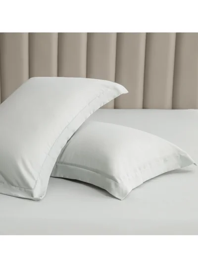 Donetella Microfiber Pillowcases 2-Pcs Soft Pillow Cover With Envelope Closure (Without Pillow Insert),Santa Grey