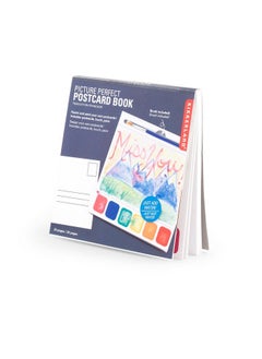 KIKKERLAND Kikkerland Postcard Paint Book  - Image 1