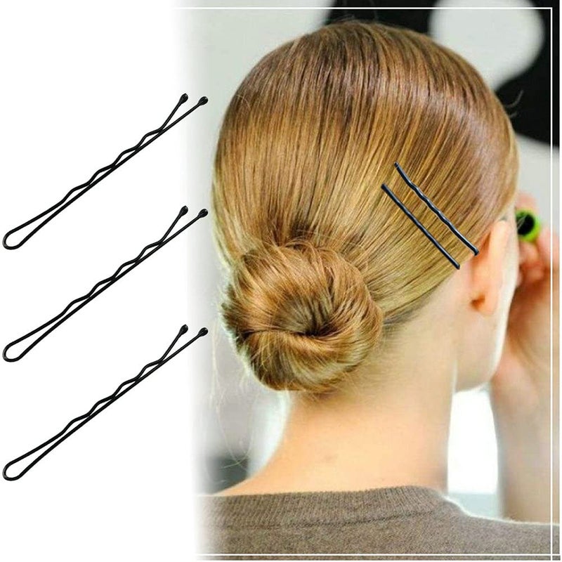 YINGFENG 330 Pcs 2.2 Inch Black Bobby Pins, Set of Hairpins with Box, Premium Hair Pins for Kids, Girls and Women, Great for All Hair Types - Image 4