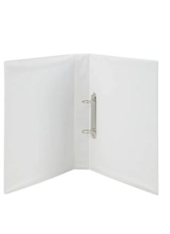 PARTNER Two Ring Presentation Ring Binder White 25mm Spine  - Image 2