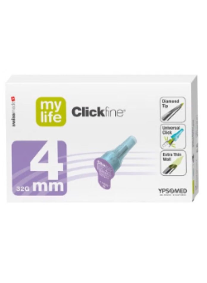 ماي لايف إبرة حقنة Clickfine DiamondTip 100 قطعة - Image 1
