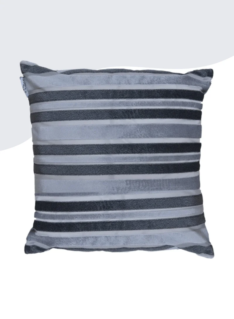 Donetella Cushion Cover,45X45 Cm (18X18 inch) 1-Pcs Decorative Throw Pillowcases Without Filler With Beautiful Abstract Art For Sofa Bed Living Room And Couch, River Bed