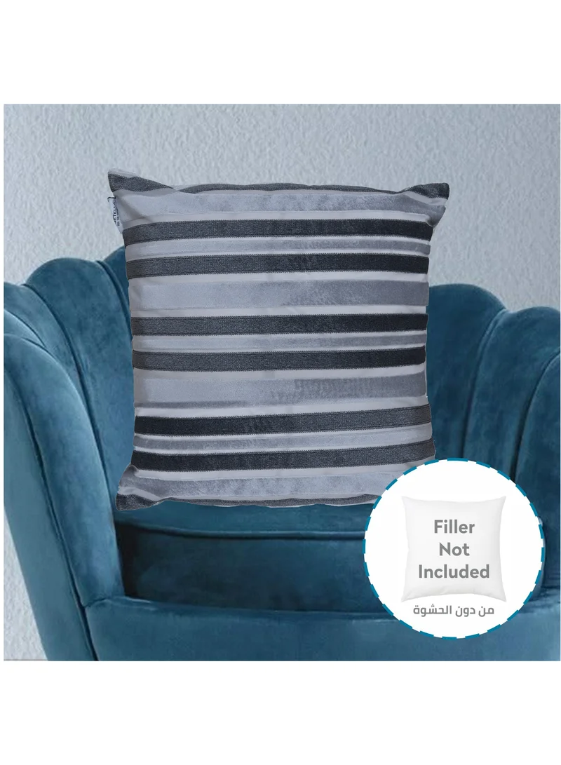 Donetella Cushion Cover,45X45 Cm (18X18 inch) 1-Pcs Decorative Throw Pillowcases Without Filler With Beautiful Abstract Art For Sofa Bed Living Room And Couch, River Bed