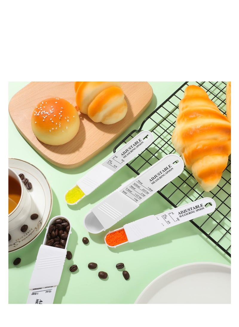 Generic - Versatile 6 Piece Adjustable Measuring Spoon Set for Baking and Cooking, Perfect for Dry and Liquid Ingredients in Your Kitchen - Image 1