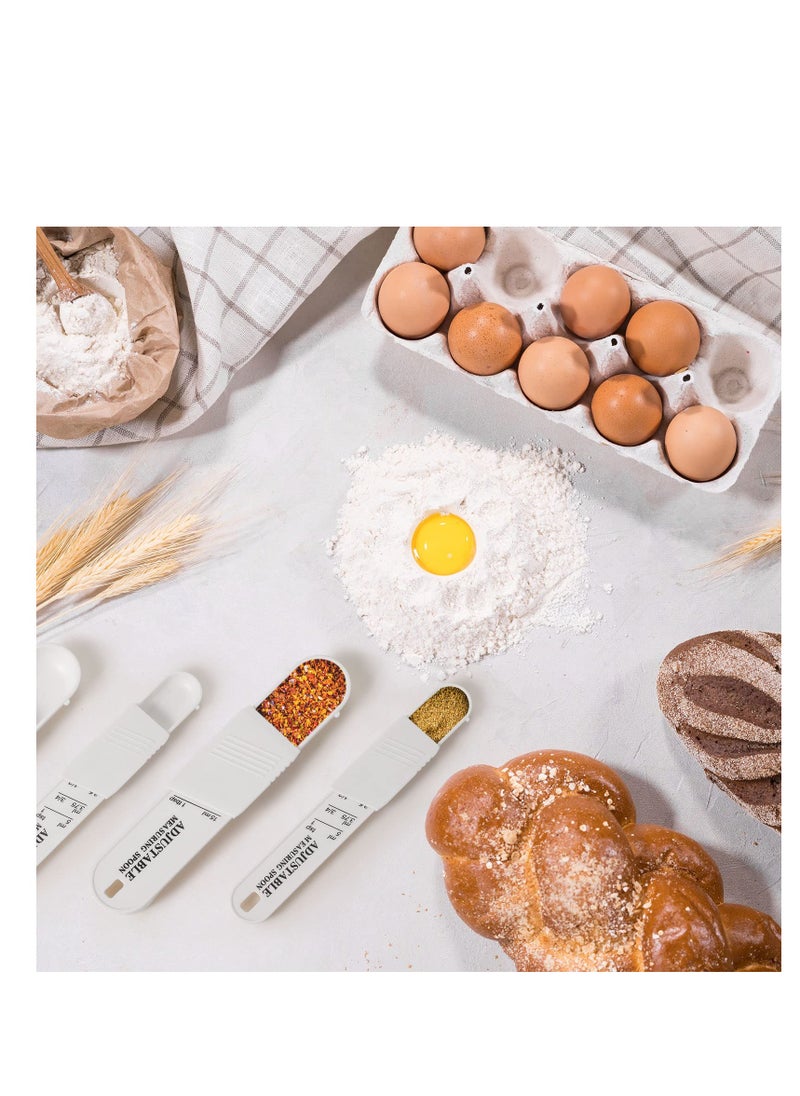 Generic - Versatile 6 Piece Adjustable Measuring Spoon Set for Baking and Cooking, Perfect for Dry and Liquid Ingredients in Your Kitchen - Image 1
