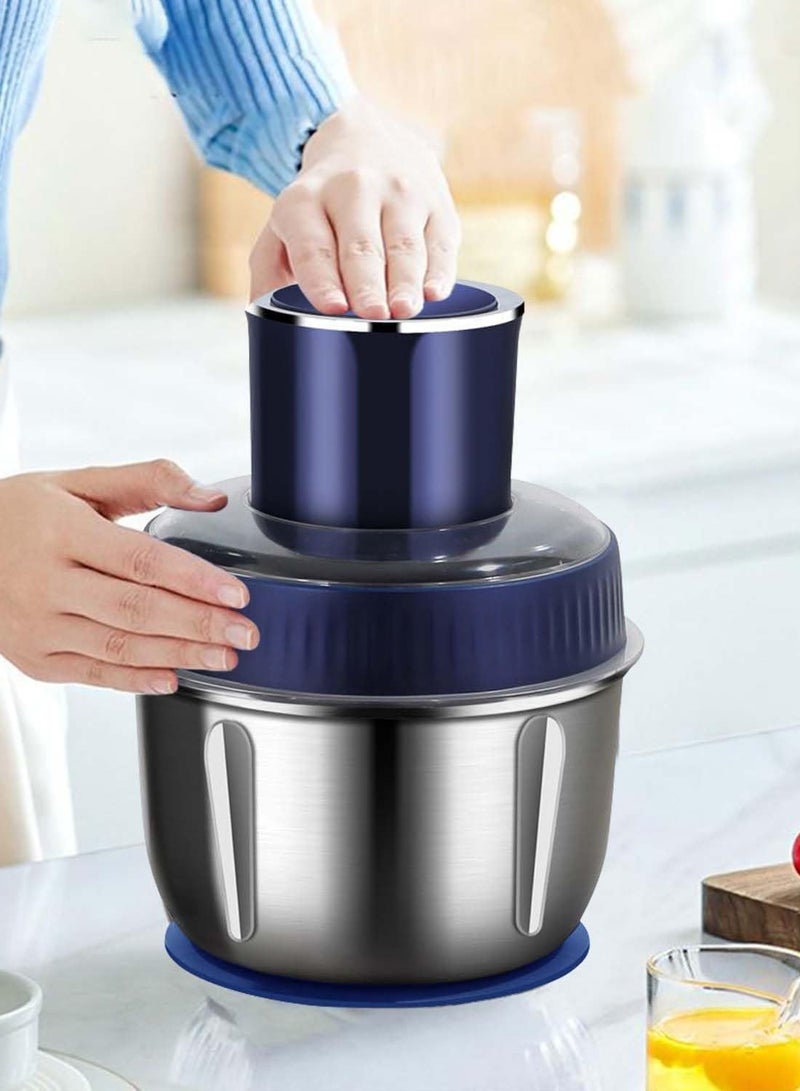 three sets of cup meat grinder, easy to store, multi-cup without odor, mixing vegetables, fruits and meat  - Image 5