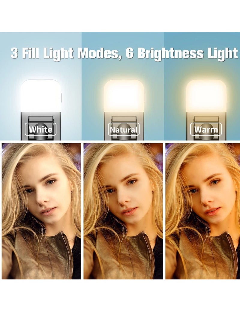 ELTRAZONE 40" Lighted Selfie Stick Tripod, Bluetooth Remote, 3 Light Modes, 6 Brightness Levels, Portable, Compatible with All iPhone & Andriod Devices - Image 2