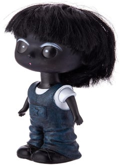 AKDC Akdc Polyresin Doll L(5Cm) Xw(6Cm) Xh(19Cm) Black Purple  - Image 1