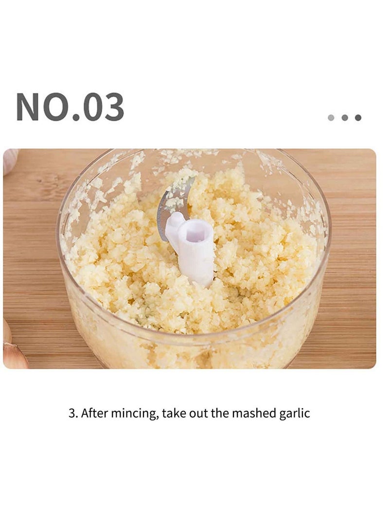 DARIYAH Garlic Chopper Manual Rotate Vegetable Cutter Slicer Fruit Crusher Kitchen Gadget Blenders Meat Grinder - Image 3