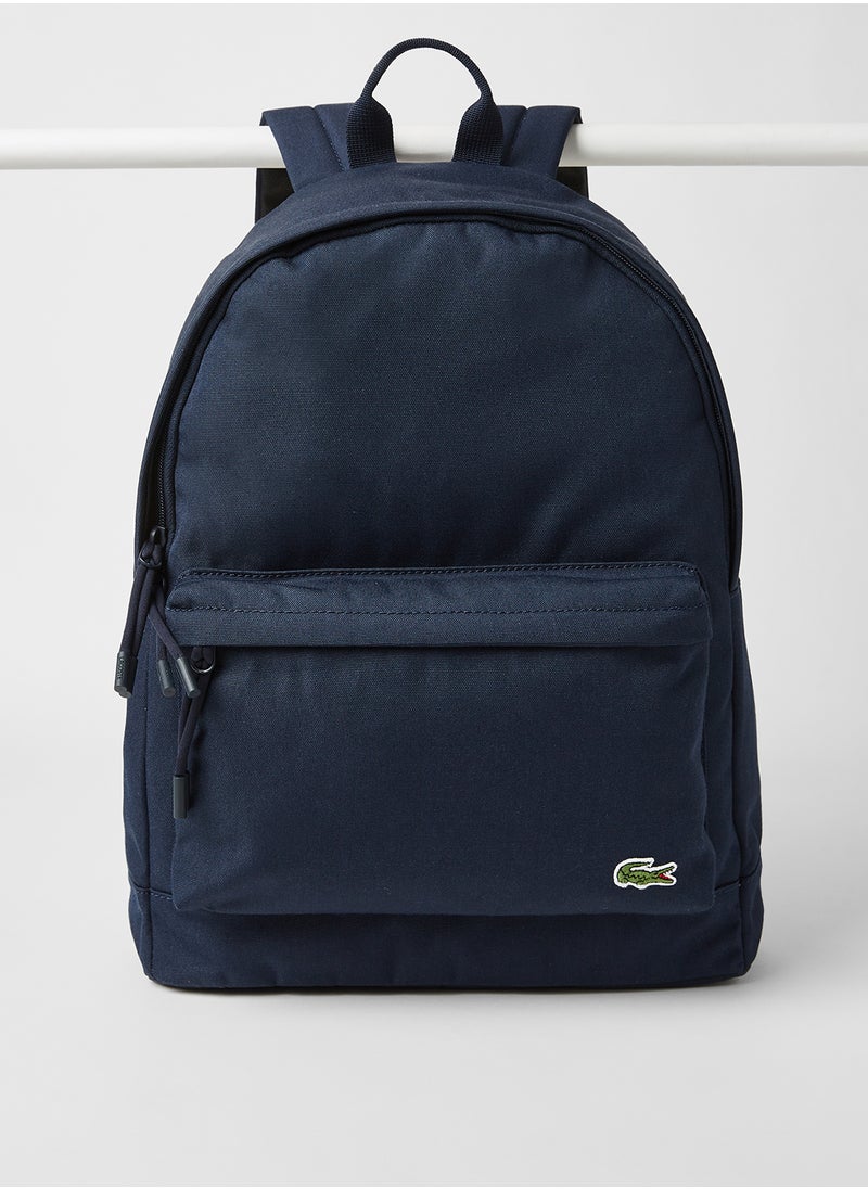 LACOSTE - Néocroc Canvas Backpack Blue - Image 1