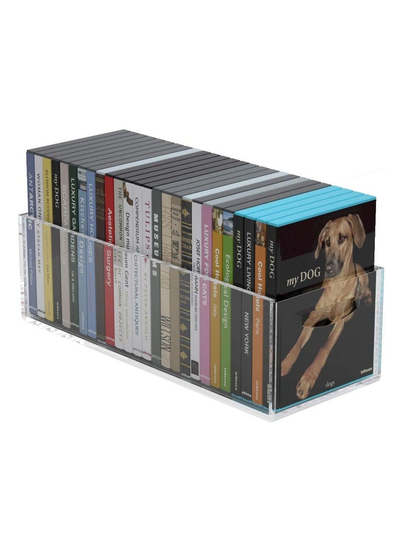 Eworld - Clear Storage Box Features an Easy-to-Carry Handle, Open Top Design, and Premium Acrylic Material for Countertop, Kitchen, Bathroom, or Cabinet Organization - Image 1