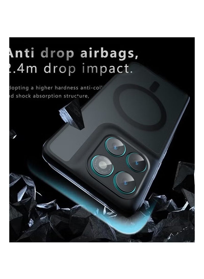 Case Magnetic for Motorola Edge 60 Stylus,[Compatible with Mag-Safe] [Anti-Scratch] Slim Translucent Matte Back Soft Bumper Phone Case Cover for Moto Edge 60 Stylus 5G,Black - Image 5