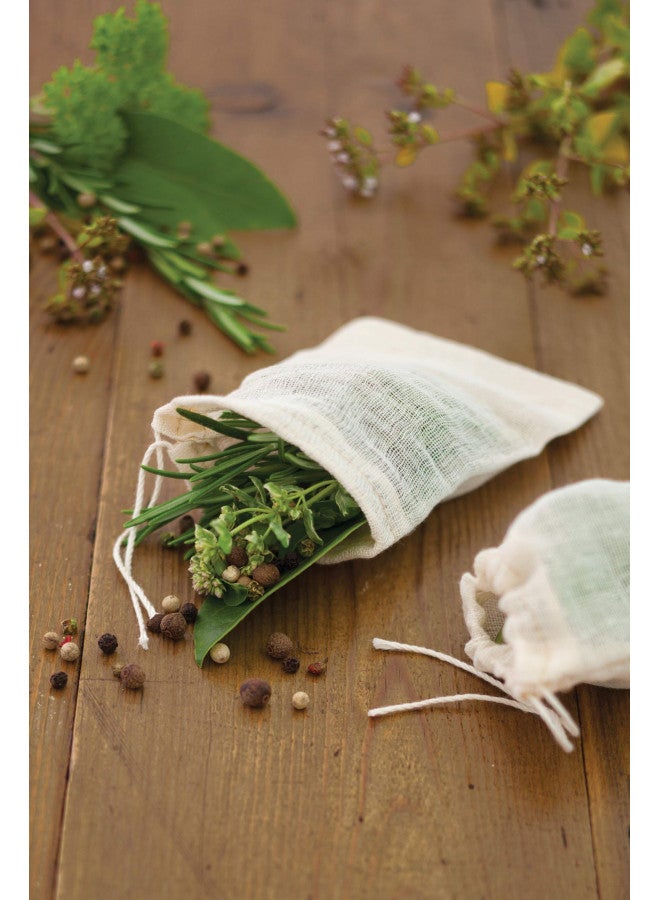 KitchenCraft Home Made Spice Cooking, Pack of 4 Reusable Bouquet Garni Infuser Bags - Image 2