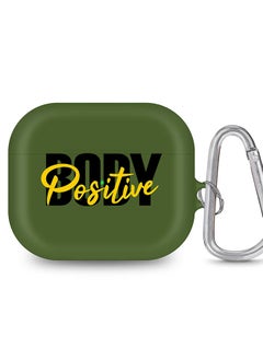 StylePods Case for Airpods 3rd Gen Case With Anti-Lost Keychain - Body Positive