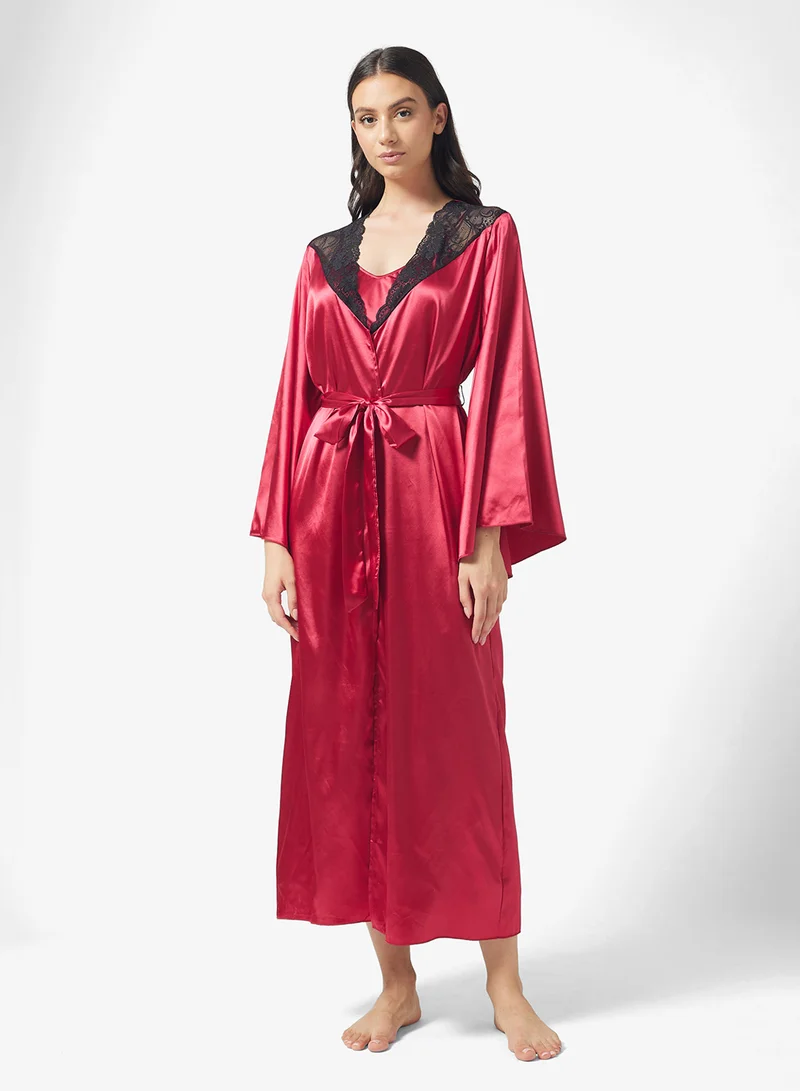 ELLA Robe With Flared Sleeves