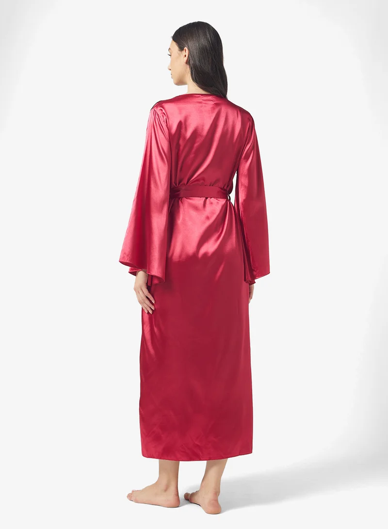 ELLA Robe With Flared Sleeves