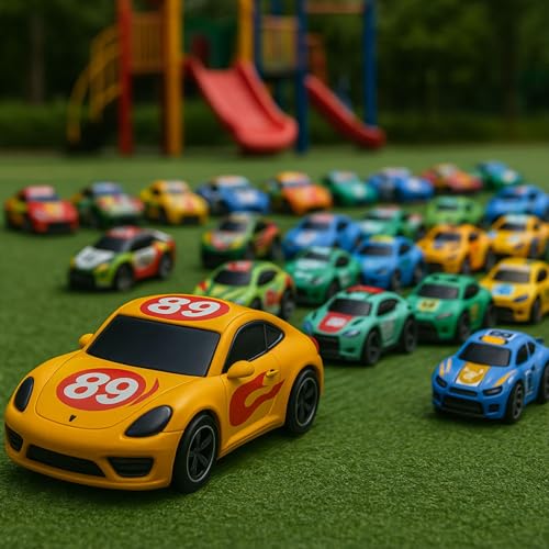 GRAPHENE 25 Pcs Unbreakable Diecast Pull Back Metal Toy Car for Boys Kids Alloy Mini Racing Car Toy Set Strong & Durable Vehicle Boys Girls Birthday Return Gift khilona Toys(Racing Cars) - Image 1