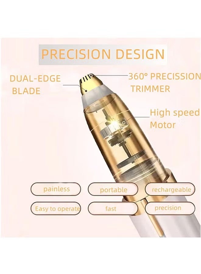 حاجب القطع للنساء ، مزيل شعر الحواجب القابل لإعادة الشحن ، حلاقة كهربائية غير مؤلمة ، جبين العين وإزالة الشعر الوجه الأبيض - Image 5