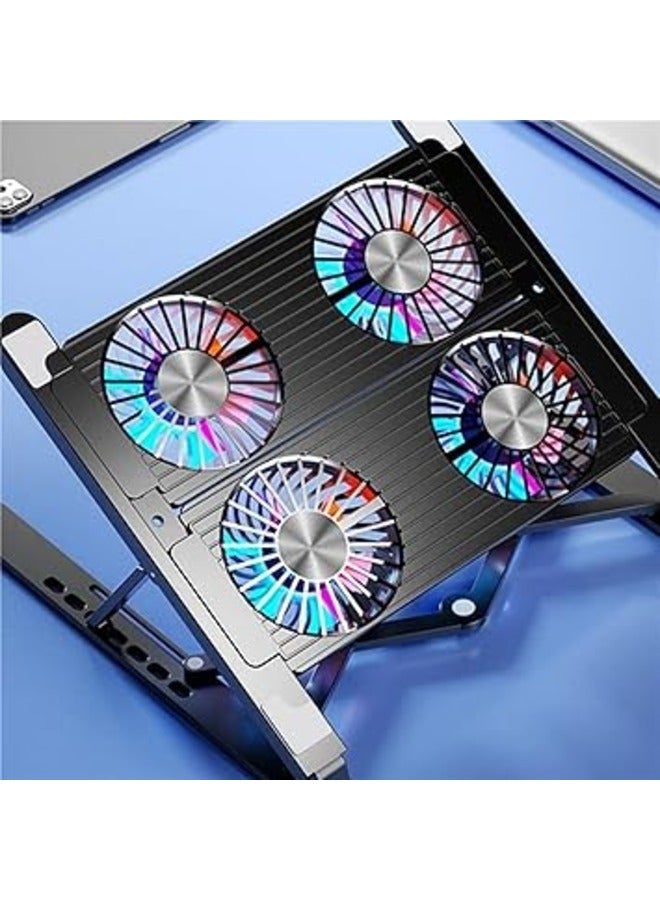 New Portable Notebook Radiator Increased Folding Laptop Bracket Double Fan Lantern Bracket Radiator - Image 4