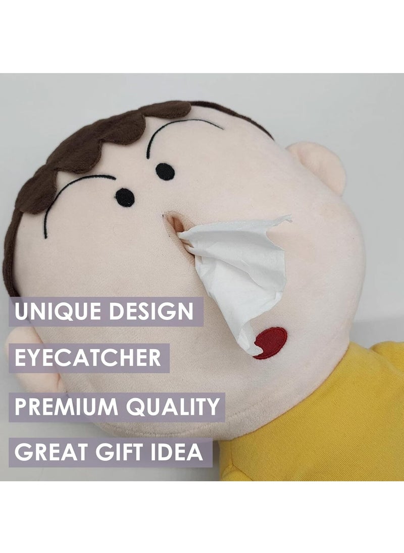 GUDOO Tissue Box Holder - Cute Car Tissue Box Cover - Sweet Tissue Holder Square Tissue Box Cover Square - Tissue Cover - Funny Tissue Box Covers - Tissue Box for Car for Children  - Image 4