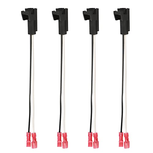 YMHHefy Speaker Harness Wiring Harness 72-4568 Compatible with GMC Buick Cadillac Chevy Silverado Sierra Suburban Tahoe Yukon Cobalt Colorado Speaker Connector Harness Adapter 4 Pack - Image 1