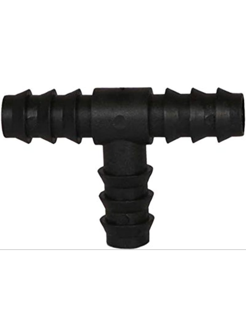 13mm Barbed Tee Connectors for Irrigation, 100 Pieces - Image 3