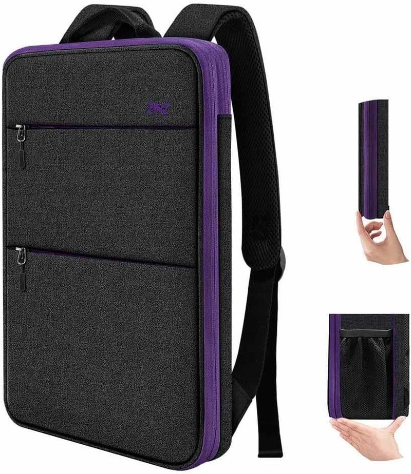 ZINZ Slim & Expandable Laptop Backpack 15 15.6 16 Inch Case, Water Resistant Travel Backpack Compatible with MacBook Pro/Neo 16" 15", Dell XPS 15 16 and Most 15" 15.6" 16" Notebooks - Image 1