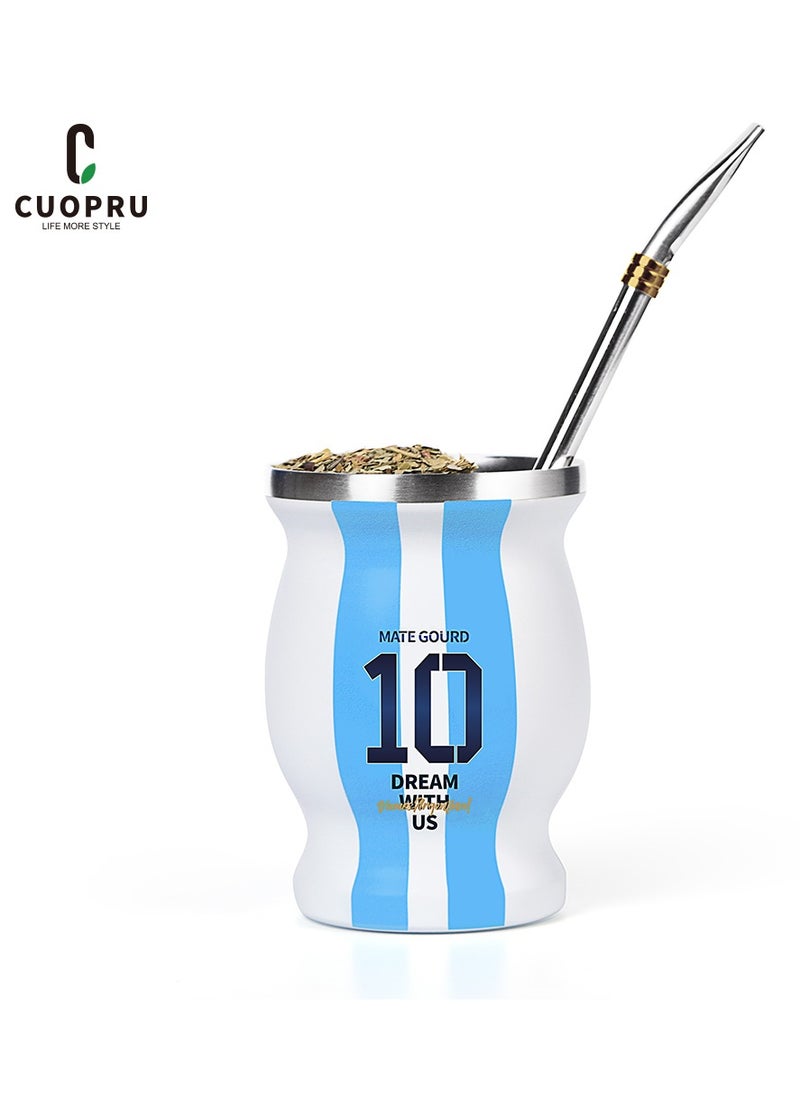 Yerba Mate Cup with Straw and Cleaning Brush, Argentina Mate Gourd Captain Number 10 - pzsku/ZA2DF73C71091D0441E4EZ/45/_/1714205556/a2221dc5-a018-4e12-9be0-c1087786d892