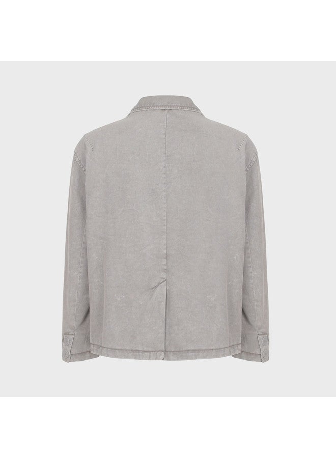 Zara men's Breathable Pure Cotton Vintage Distressed Stylish Long Sleeve Suit Jacket - Image 3