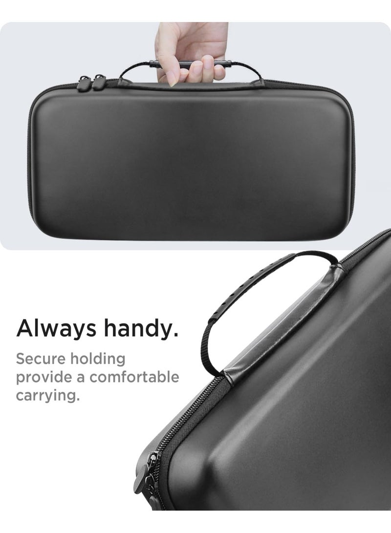 حقيبة حمل محمولة لـ Rog Xbox Alliy X ، حقيبة حمل واقية ضد الانقطاع والصدمات EVA مع سعة كبيرة لـ Rog Xbox Alliy Gaming وحدة التحكم المحمولة والاكسسوارات - Image 4