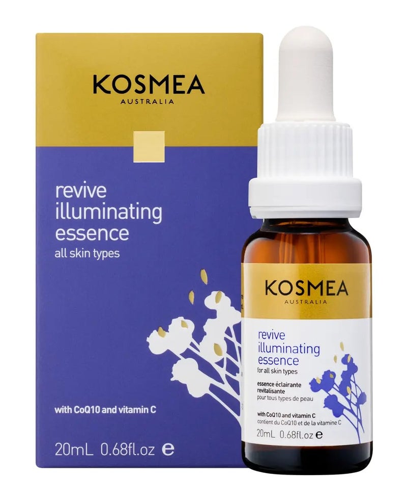 Kosmea Revive Illuminating Essence Hydrating Face Oil for All Skin Types 20ml Superfine Facial Oil | Vitamin C Oil for Face | Organic Face Oil | Daily Routine Face Care Kit - Image 2