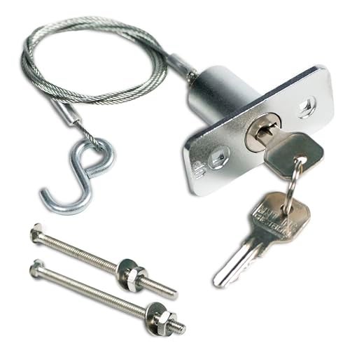 Granatan Emergency Release Lock Kit, Universal Garage Door Emergency Release Lock Kit, Garage Door Opener Quick Release Lock Disconnect Key Lock - Image 1