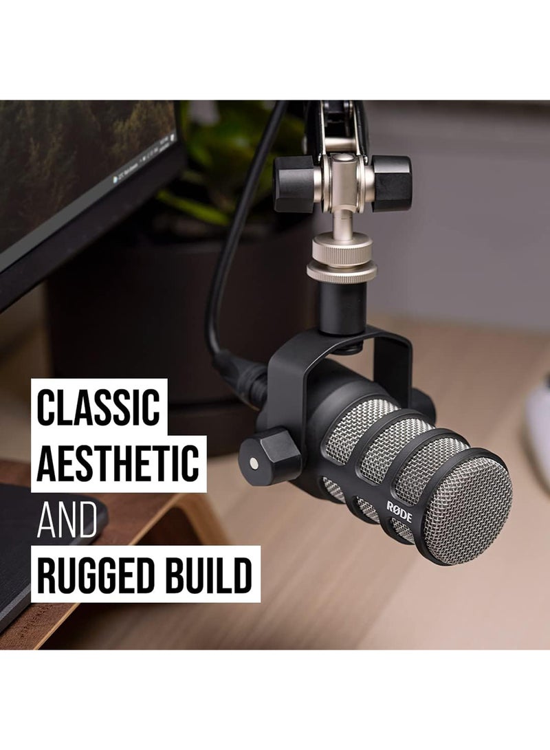 RODE Podmic Dynamic Microphone PODMIC Grey/Black - Image 3