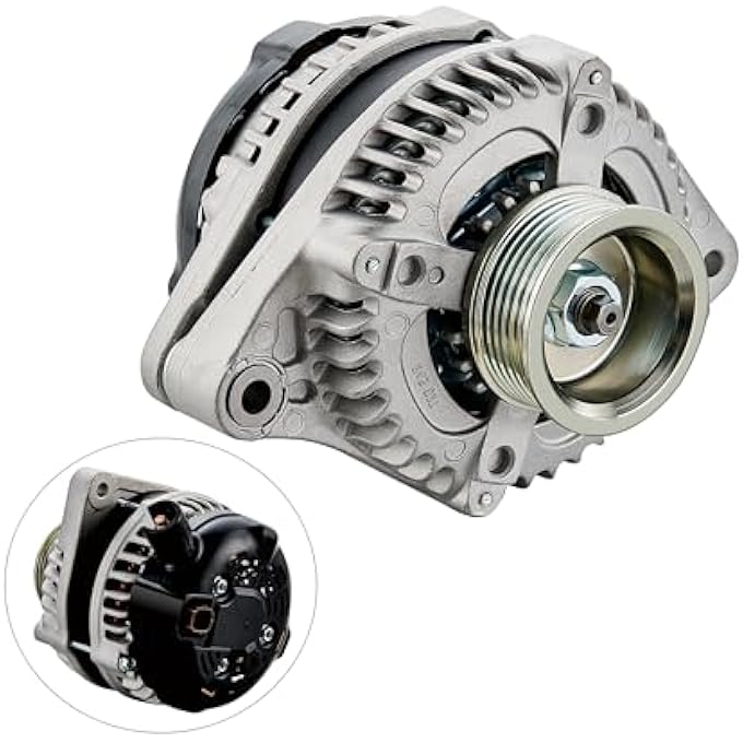 APSFY Alternator replacement Compatible with HONDA ACCORD 2004-2007 130Amp 12V Compatible V6 3.0L Replacement for 104210-3500, 104210-4480, 104210-4481(New) - Image 1