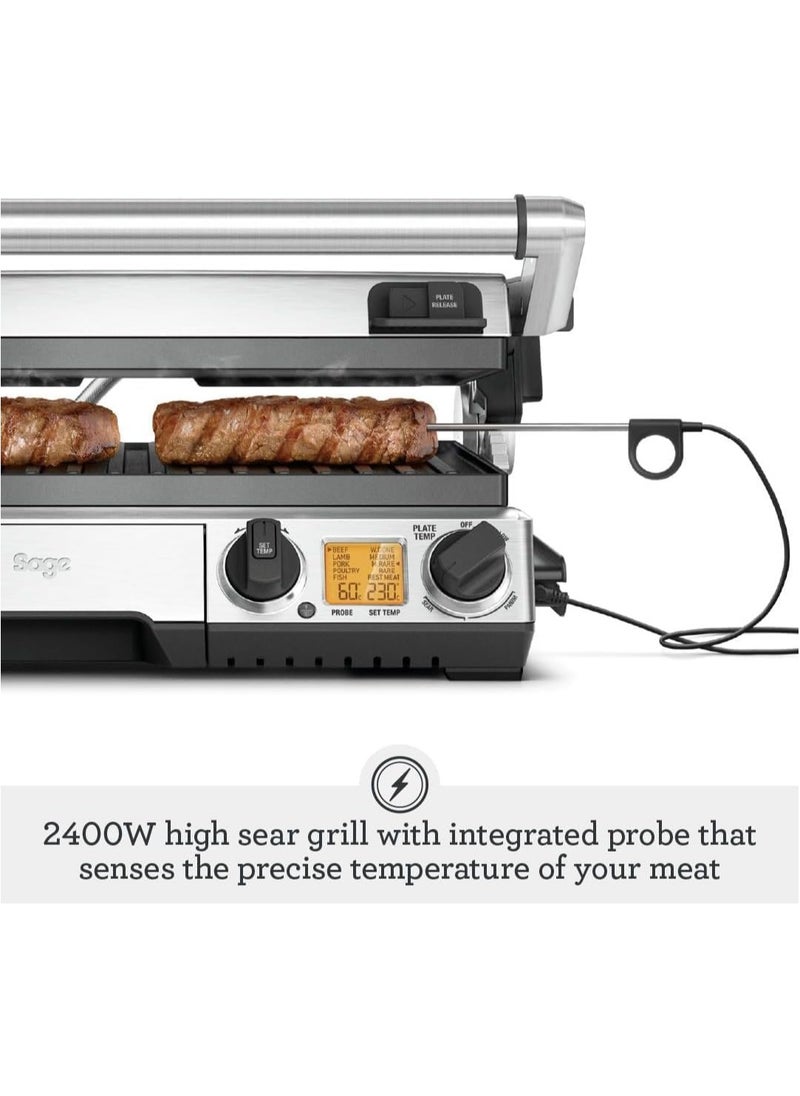 Sage - Sage - The BBQ and Press Grill with Independent plate temperature control, Open flat BBQ mode ,pre-programmed  Panini, Burger and Steak functionalities - UAE Version, 2 Year Manufacturer Warranty - Image 1