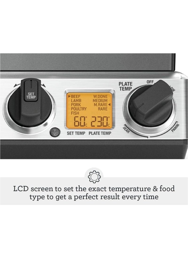Sage - Sage - The BBQ and Press Grill with Independent plate temperature control, Open flat BBQ mode ,pre-programmed  Panini, Burger and Steak functionalities - UAE Version, 2 Year Manufacturer Warranty - Image 1