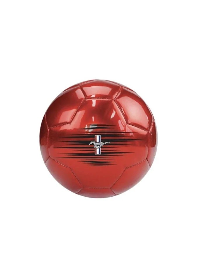 Mustang Ford Football Metallic Red - Kids & Youth | Durable Plastic Sports Toy