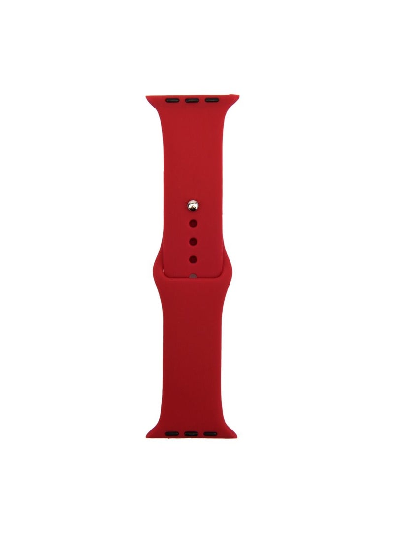 Apple Watch Band 41mm Soft Silicone Sport Band Replacement Wrist Strap Compatible for iWatch Apple Watch Series 7 (41mm) - Image 2
