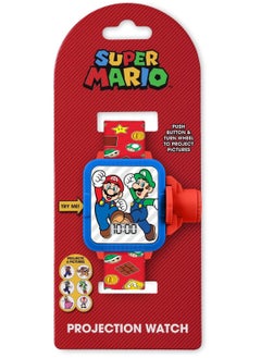 PlayandDream Mario Kids Red Strap Character Projection Digital Watch  - Image 4