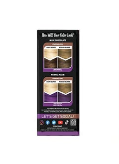 Melts Complete Kit With Bleach And 2 Semipermanent Hair Colors (Purple Plum & Milk Chocolate) - pzsku/ZA2E001D7F8236C97653BZ/45/_/1720698016/c43c4ef7-d3d3-46bb-9211-33a407b6d9b7