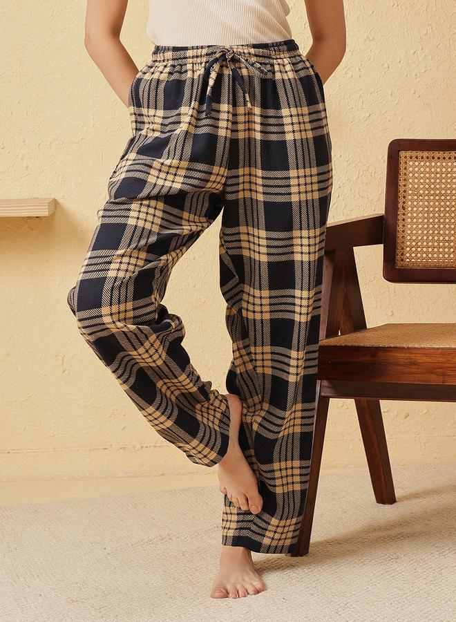 Clovia Women Plaid Checkered Pyjama Bottoms - Image 1